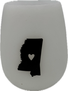 MISSISSIPPI SILICONE WINE CUP 12.5oz