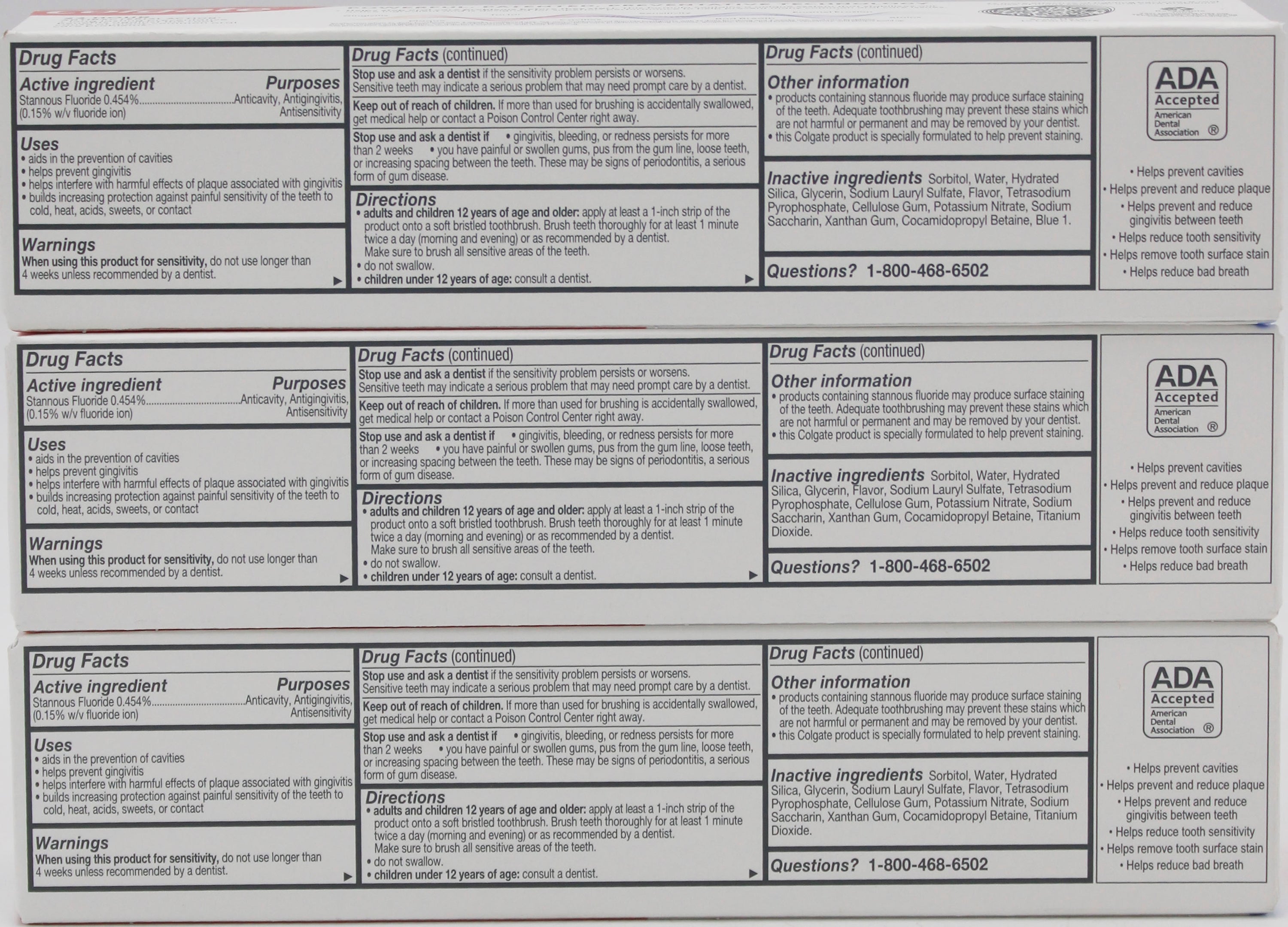 COLGATE TOTAL ASSORTED TOOTHPASTE DISPLAY 5.1oz NI