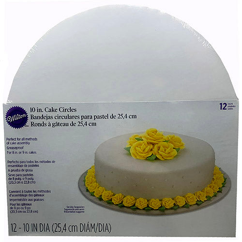 SP WILTON CAKE CIRCLES 12"/12CT.
