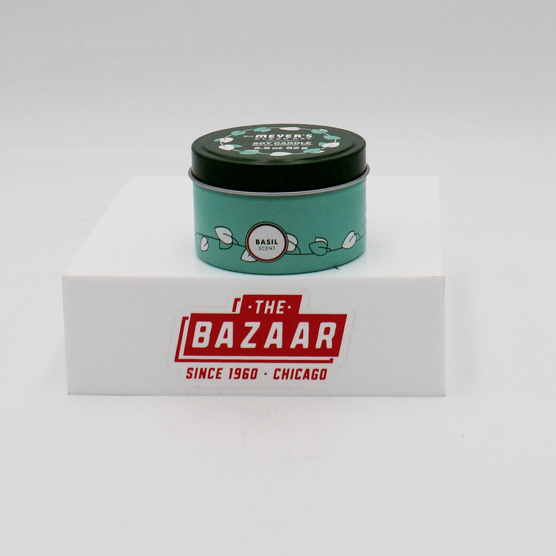 MRS MEYERS TIN CANDLE BASIL 2.9oz US