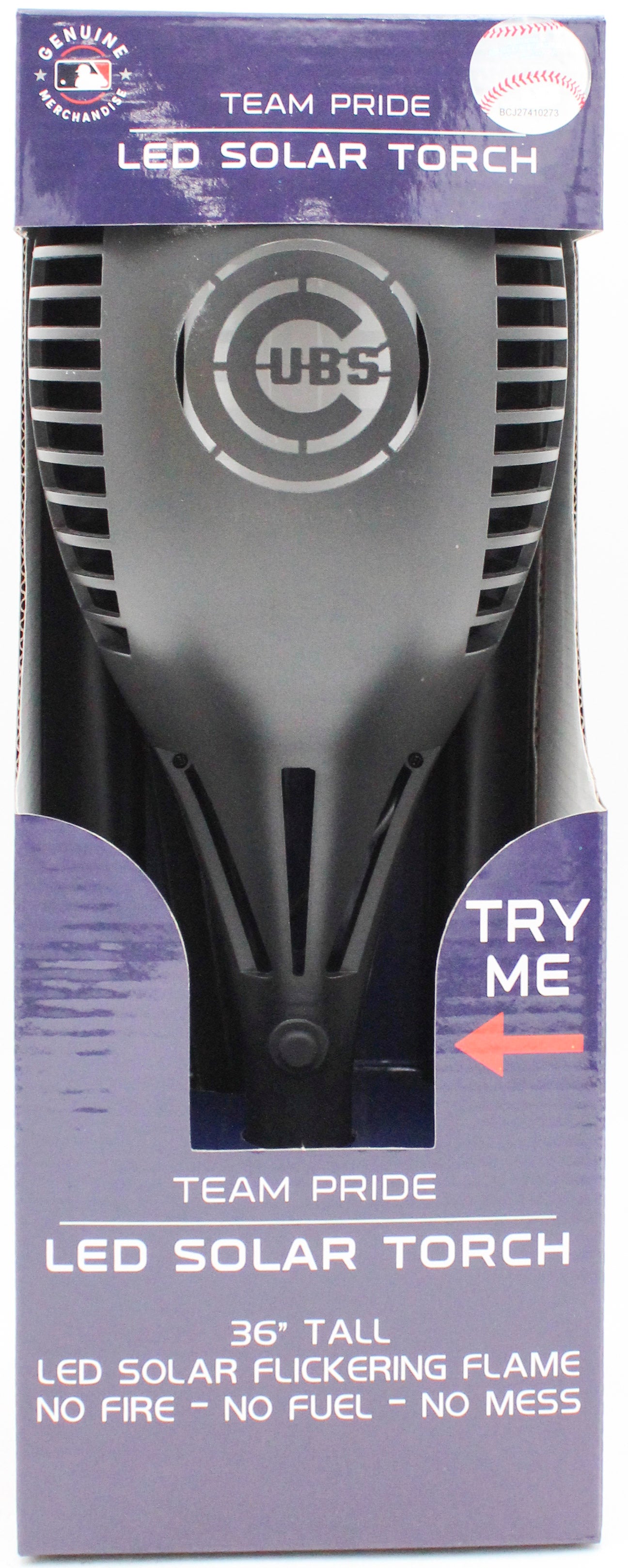 CHICAGO CUBS LED SOLAR TORCH 36"