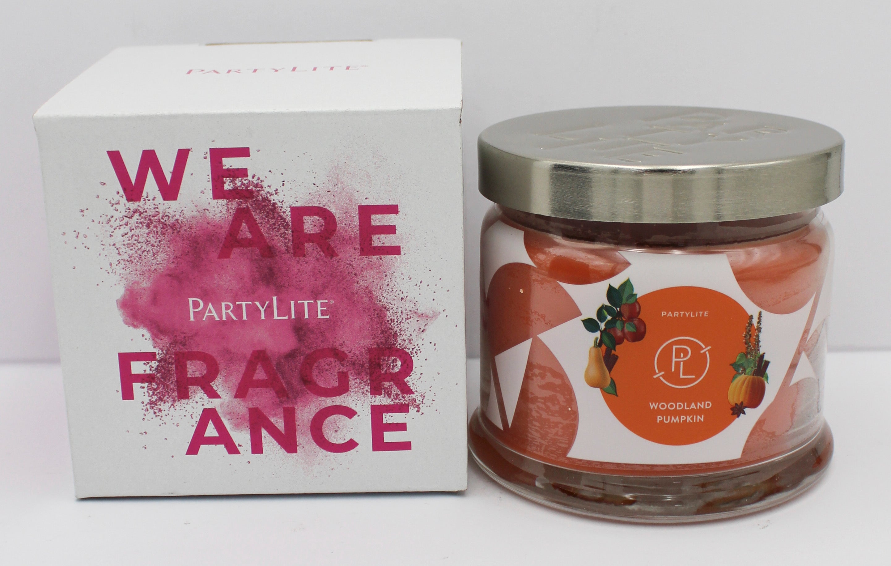 PARTYLITE WOODLAND PUMPKIN 3-WICK JAR CANDLE 13.2oz.