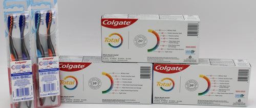 COLGATE MIXED 2ct TOOTHPASTE/TOOTHBRUSH DISPLAY NI