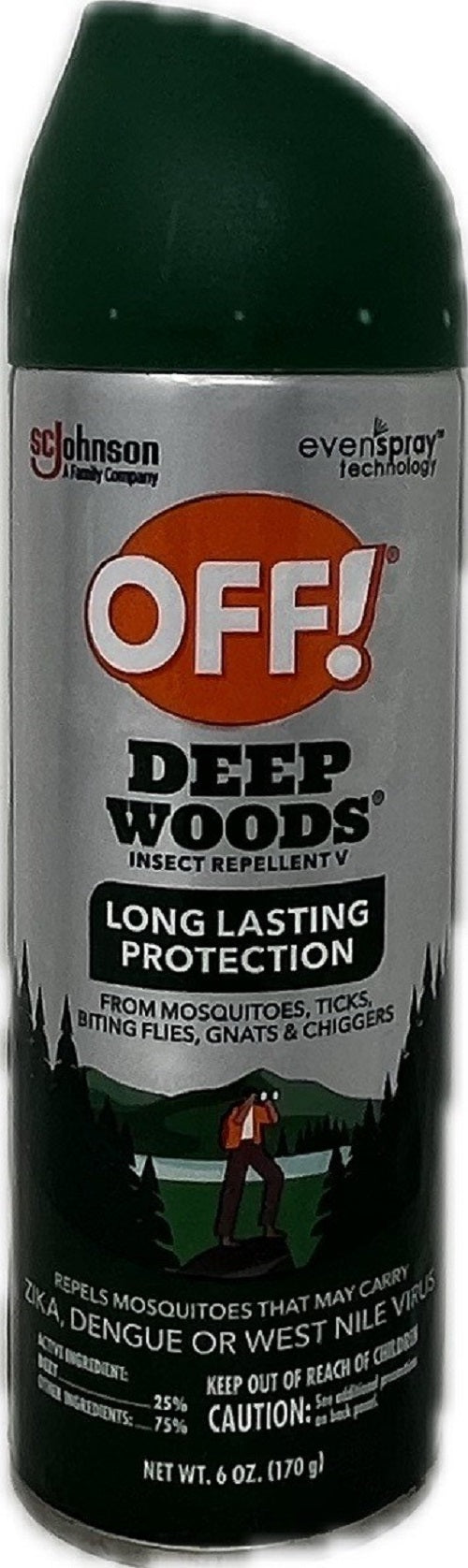 SP OFF! DEEP WOODS 6oz INSECT REPELLENT.