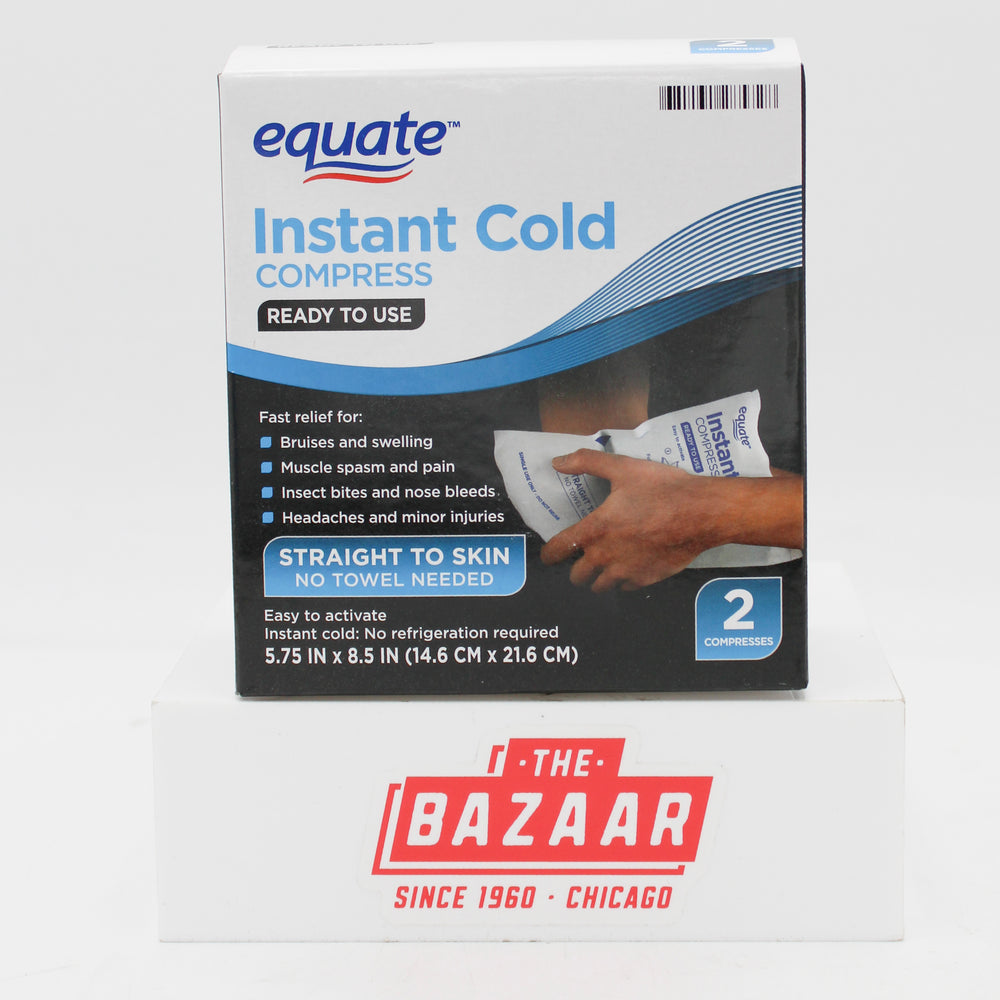 EQUATE INSTANT COLD PACK 2ct NI