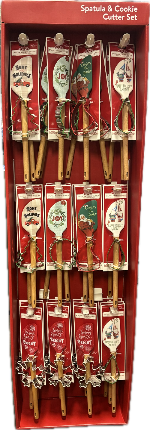 36PC HOLIDAY SPATULA DISPLAY