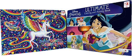 GIANT FLOOR COLORING AND ACTIVITY BOOK 16"X11" ASST  32PG  PP. $3