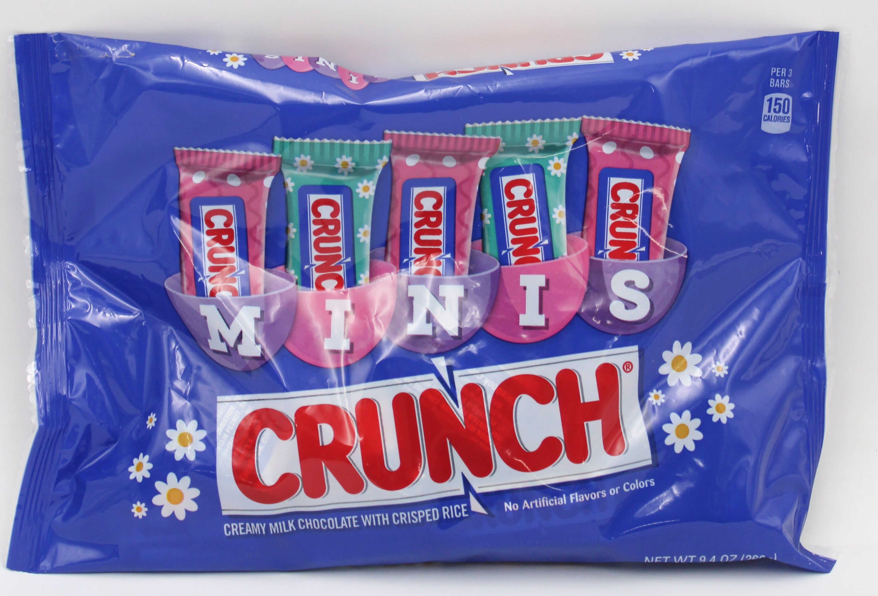 CRUNCH Mini Milk Chocolate Bars 9.4oz Bag (BB 12/10/26)