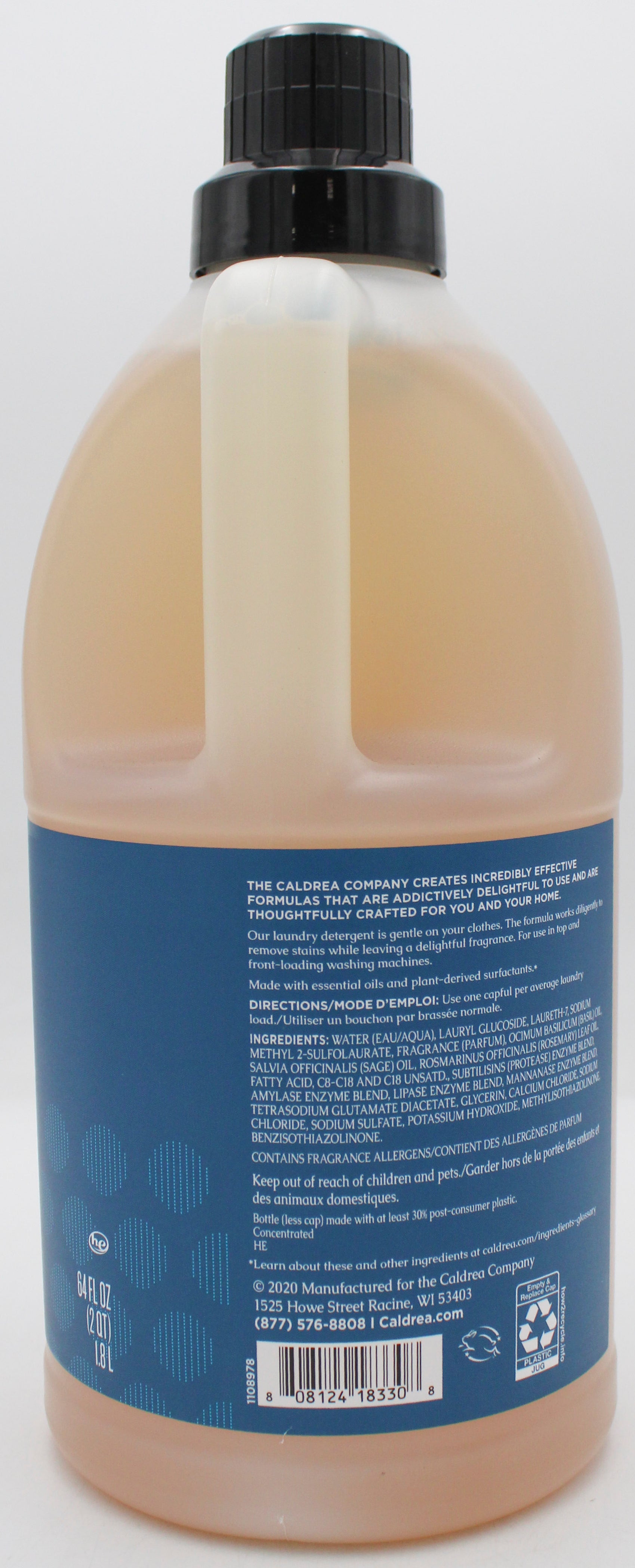 SP CALDREA LAUNDRY DETERGENT BASIL BLUE SAGE 64oz