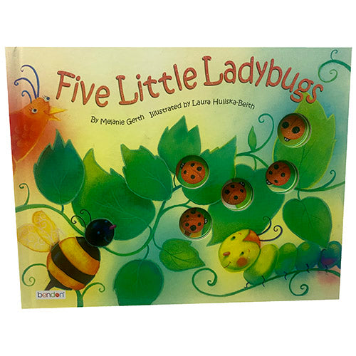 BOARD BOOK($5)FIVE LITTLE LADYBUGS