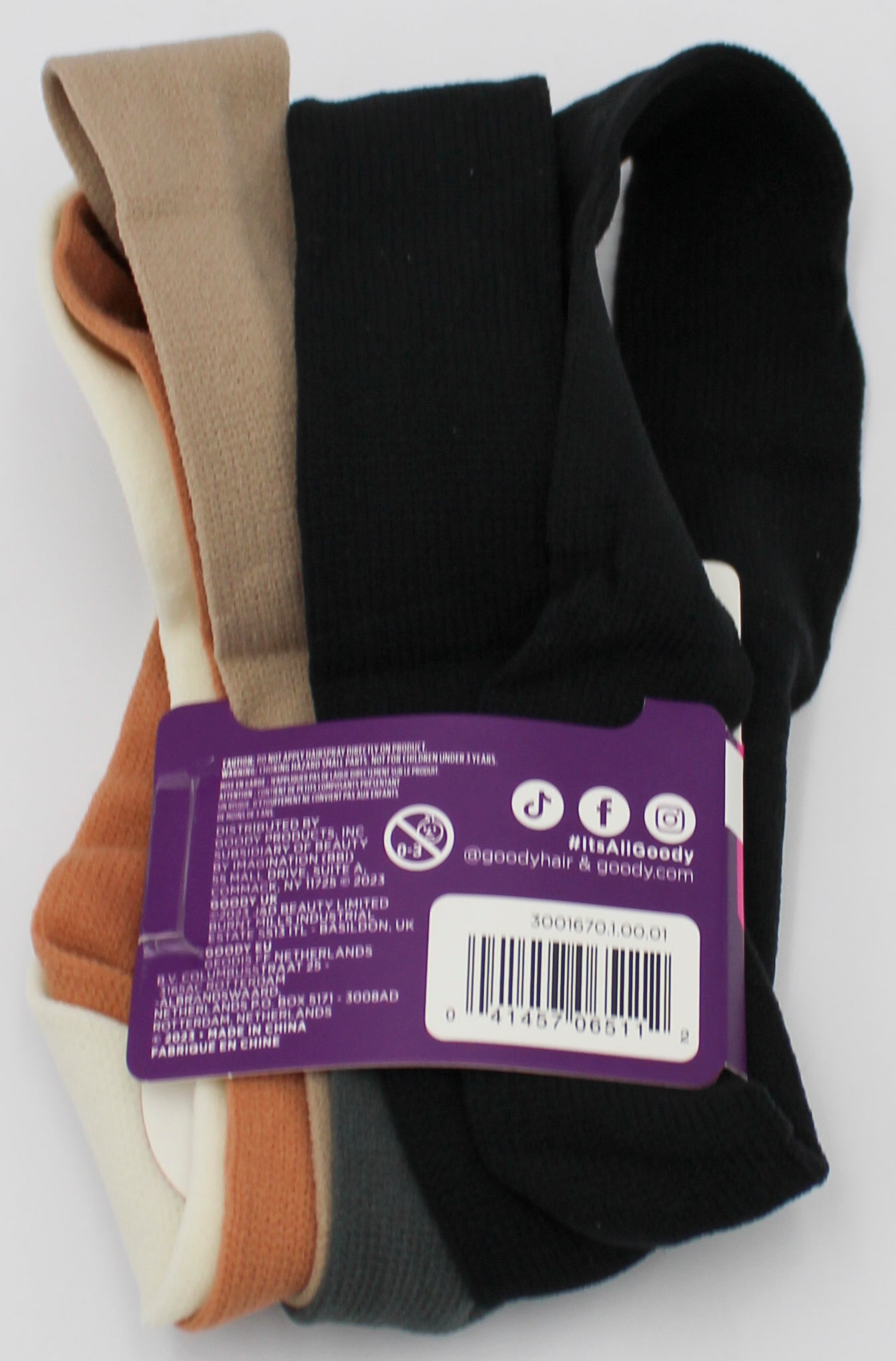 GOODY 6ct HEADWRAPS-NI