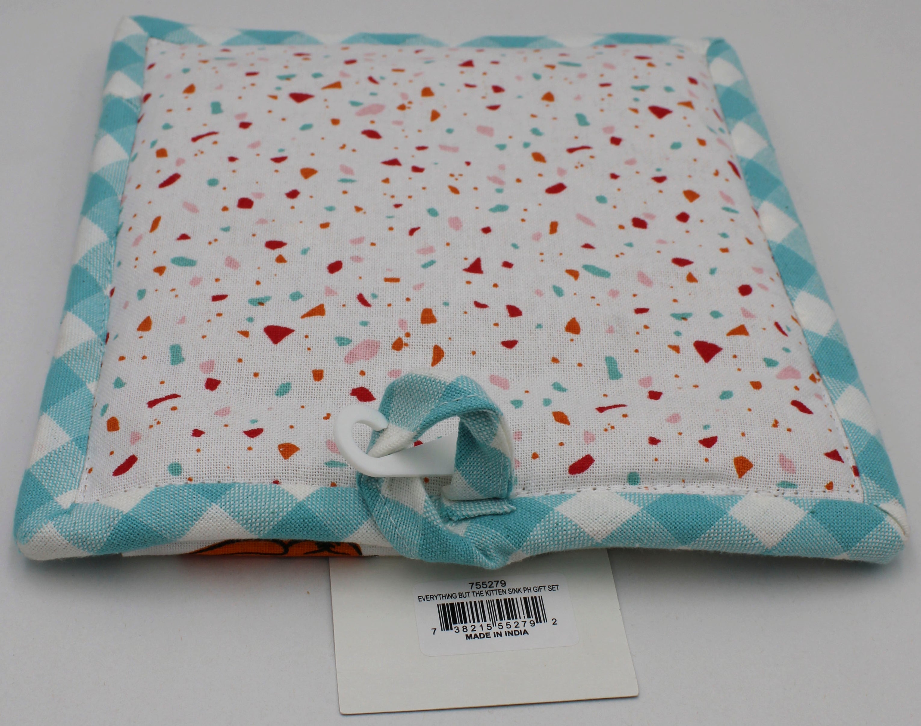 2PC GIFT SET - POTHOLDER AND DISHTOWEL - EVERYTHING BUT THE SINK