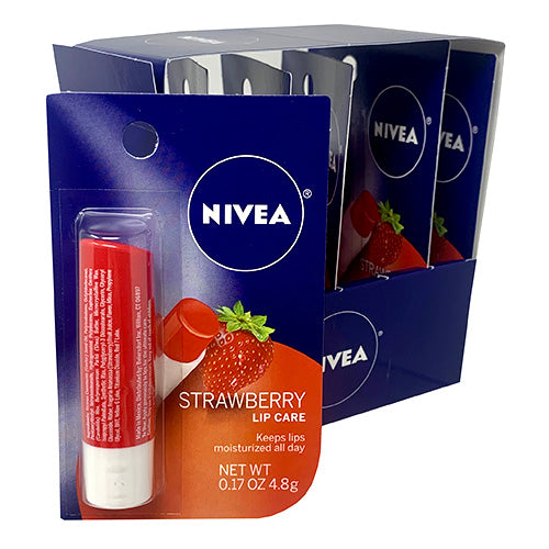 NIVEA Lip Moisturizer Strawberry 0.17oz Wholesale