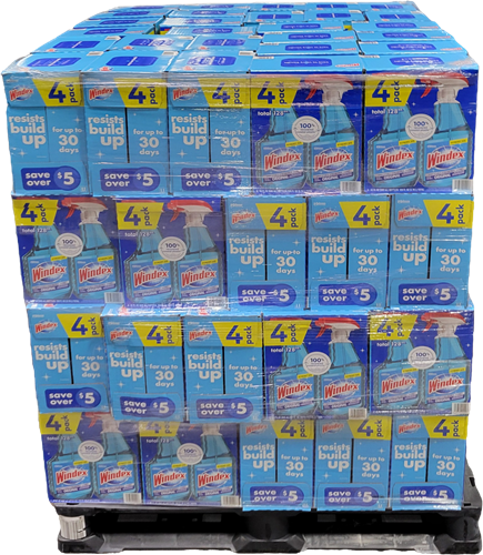 WINDEX ORIGINAL GLASS CLEANER BLUE 4 PACK 32floz