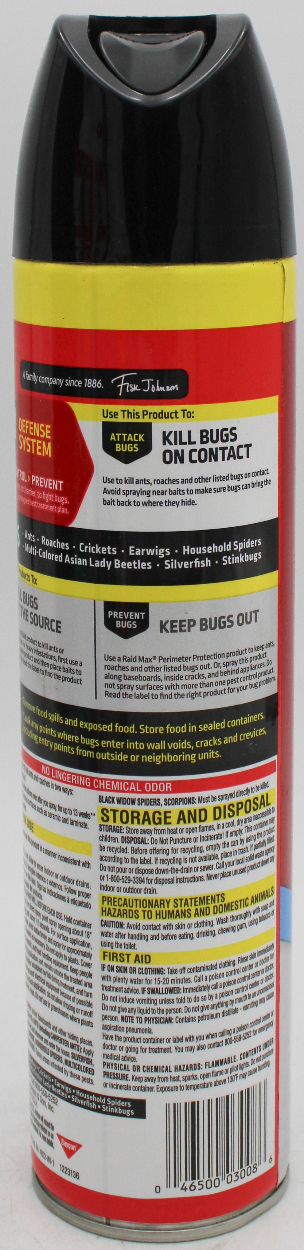 SP RAID DEFEND ANT & ROACH 20oz OUTDOOR FRESH SCENT