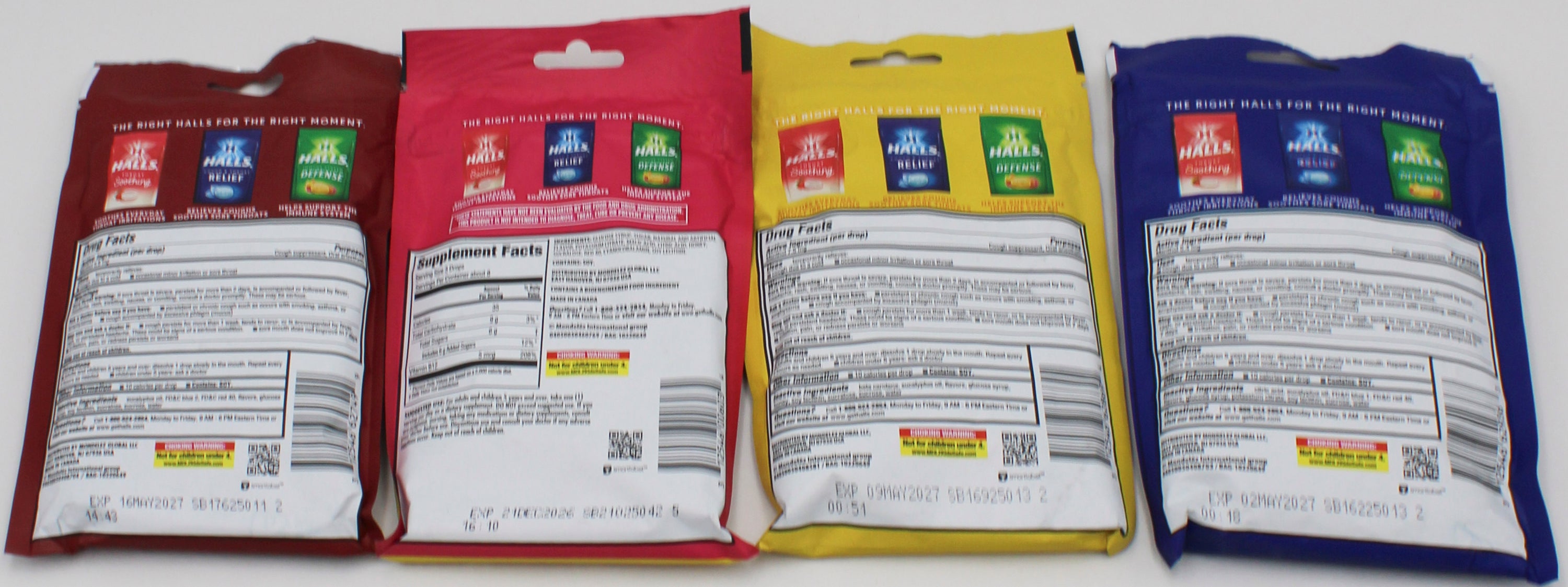 HALLS COUGH DROPS ASSORTED FLOORSTAND EXP 12/21/26
