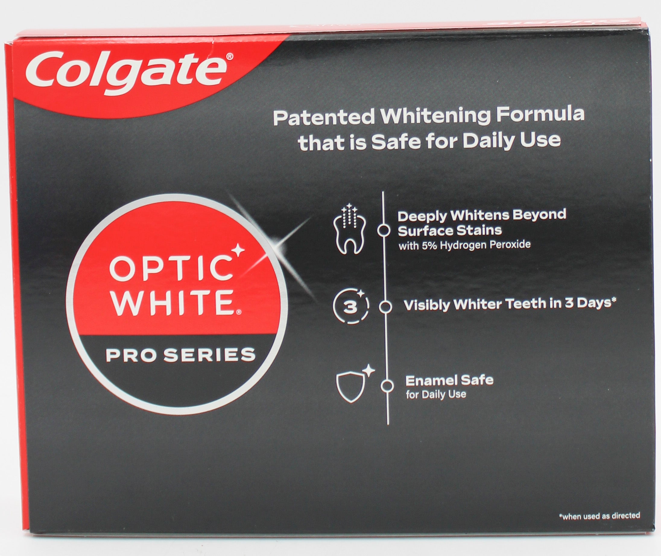 COLGATE OPTIC WHITE PRO SERIES 4ct 3.3oz PALLET DISPLAY EXP 2/2025 NI