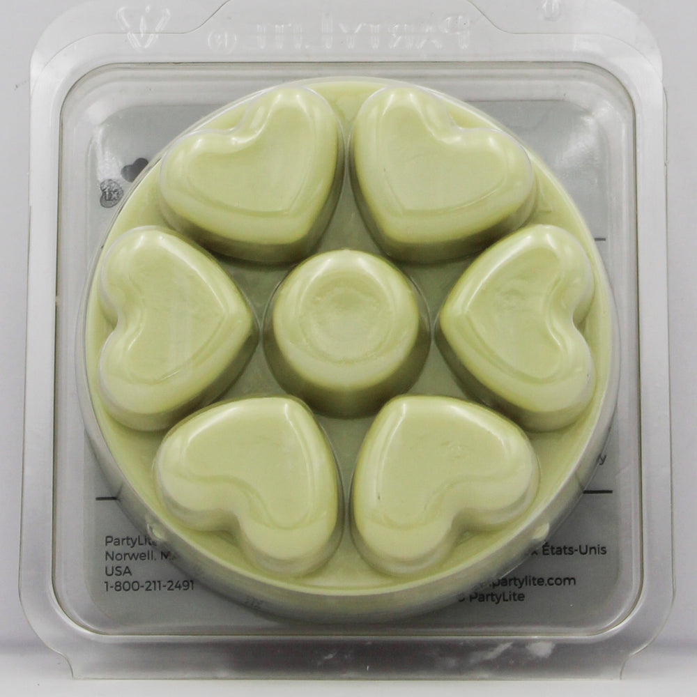 PARTYLITE CUCUMBER CLEMENTINE SCENT PLUS HEART MELTS 3.2oz