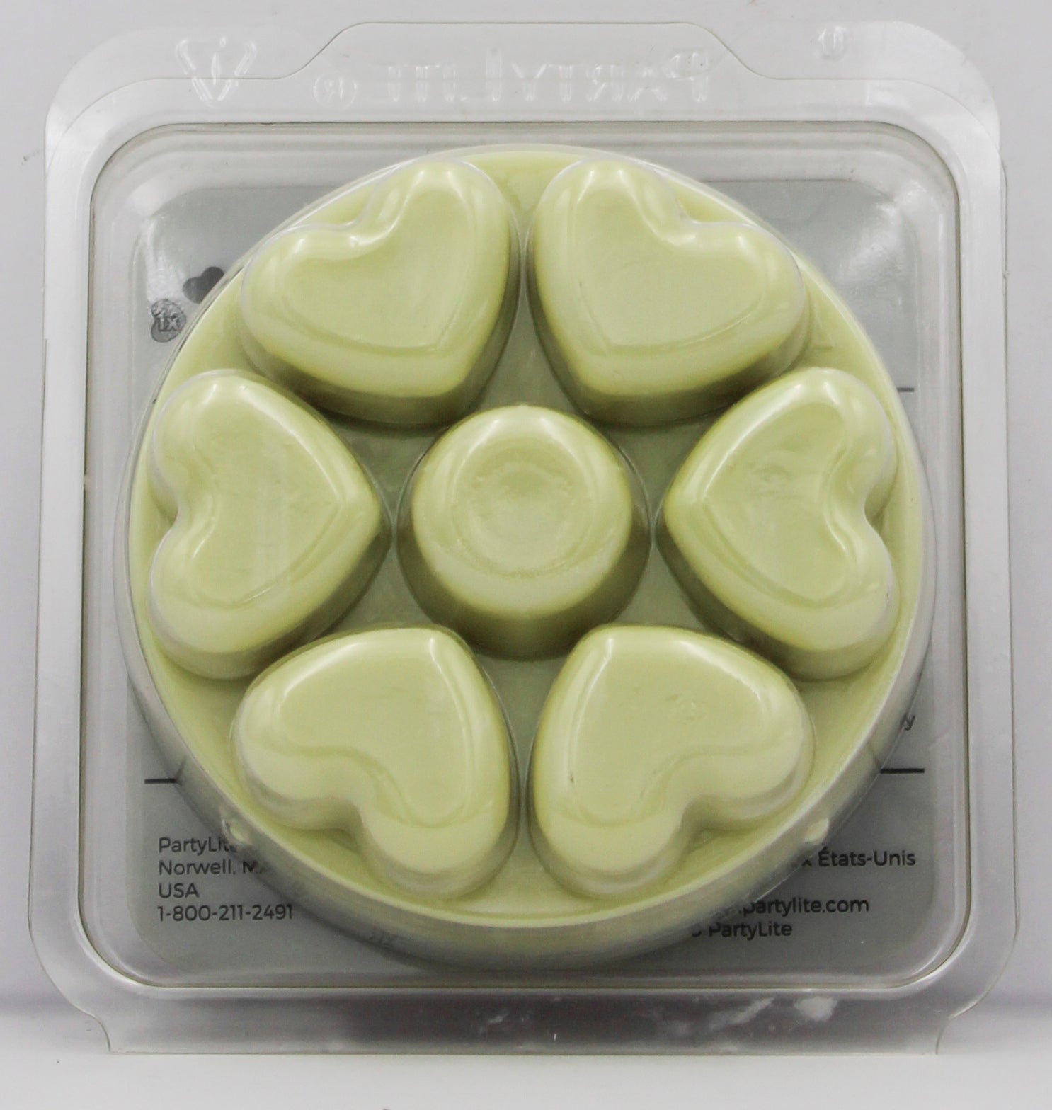 PARTYLITE CUCUMBER CLEMENTINE SCENT PLUS HEART MELTS 3.2oz