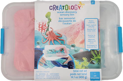 CREATOLOGY OCEAN DISCOVERY SENSORY BIN SET ENSEMBLE 14.1oz