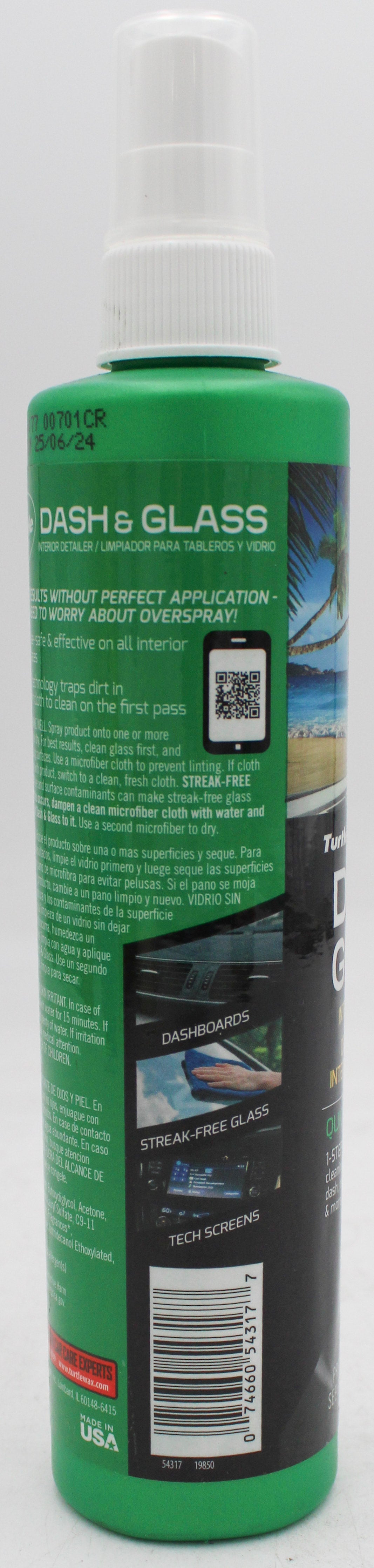 SP TURTLE WAX DASH & GLASS 10oz CARIBBEAN CRUSH