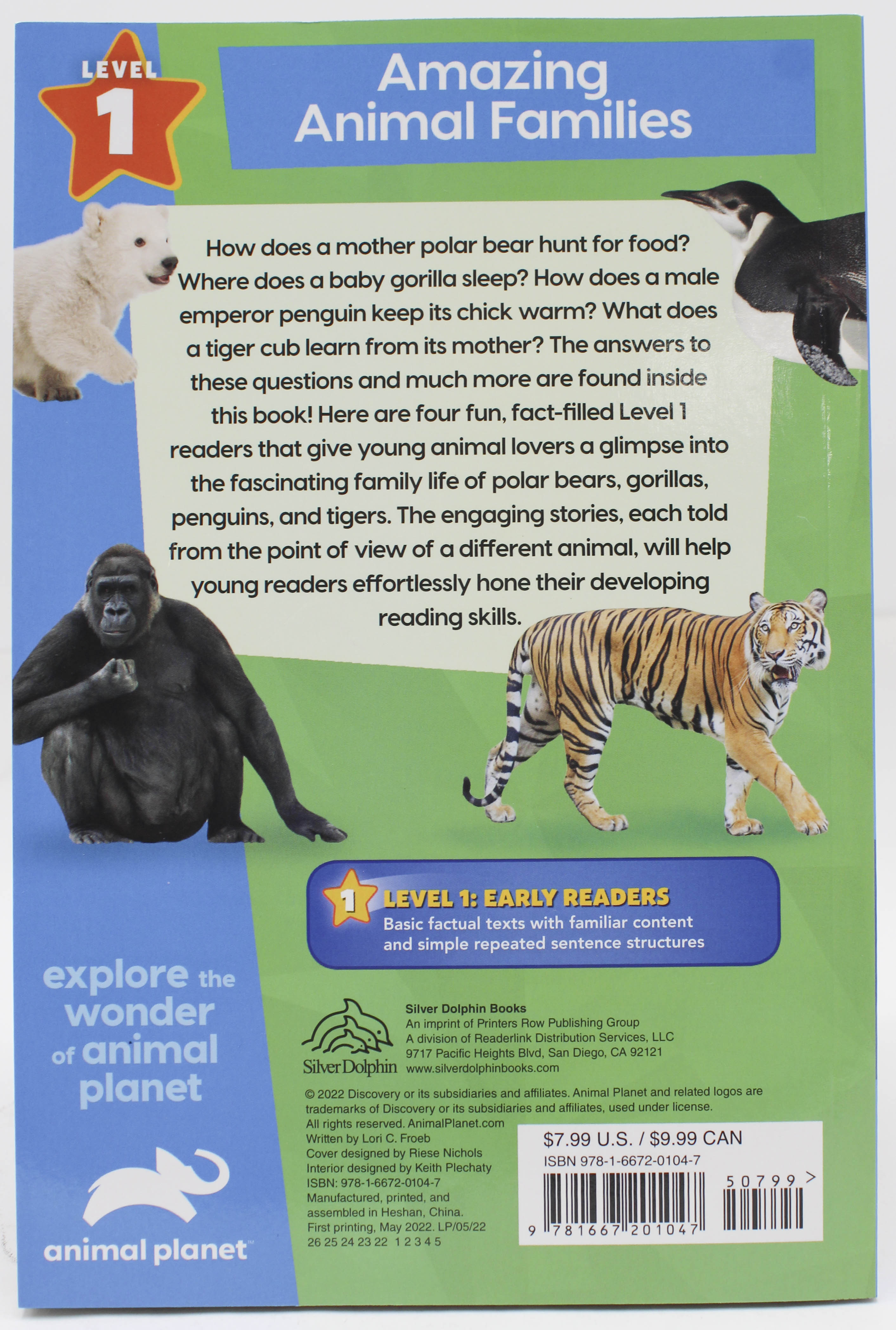 Animal Planet Level 1 Bindup Animal Families Paperback 132pp