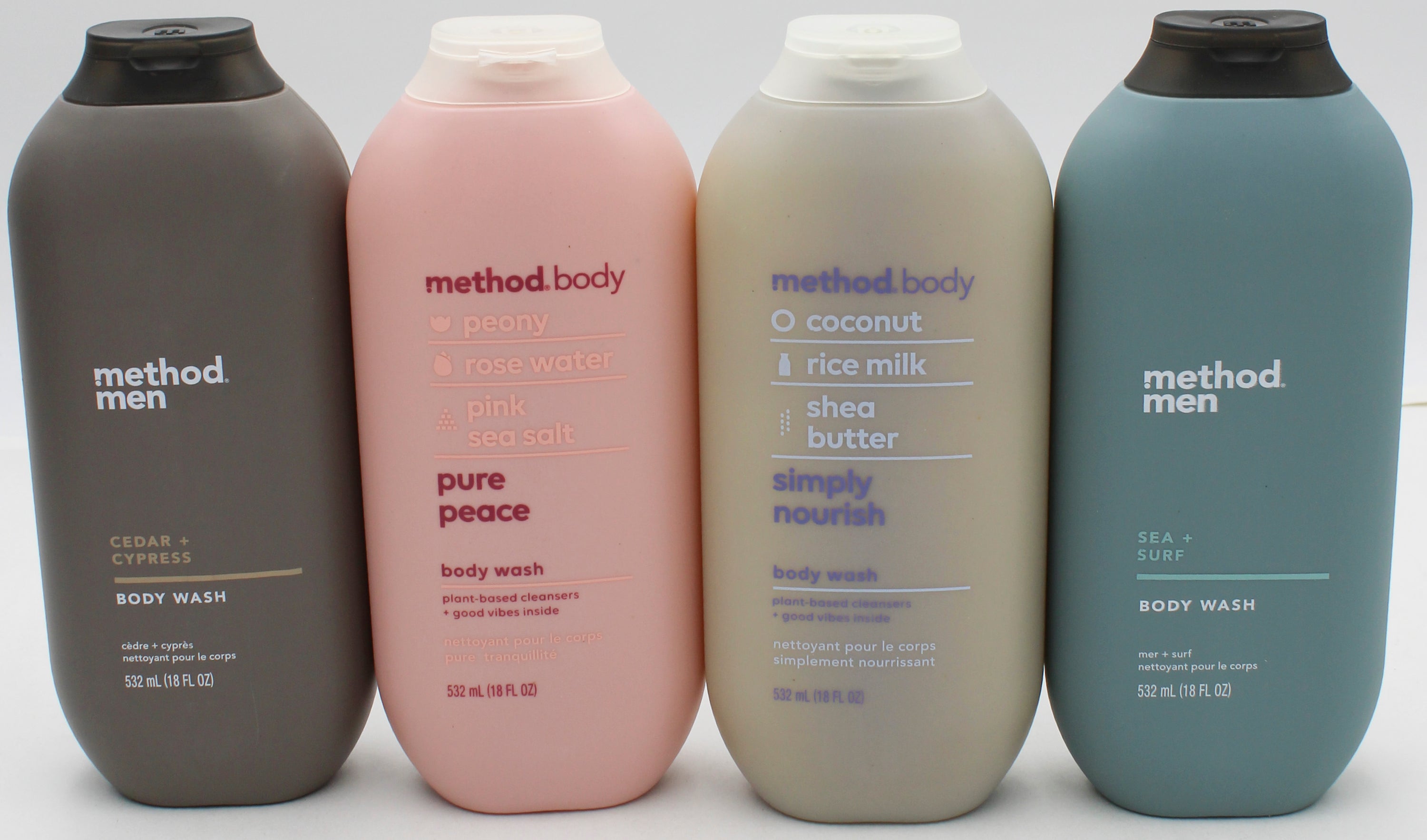 METHOD ASSORTED BODY WASH FLOORSTAND 18oz
