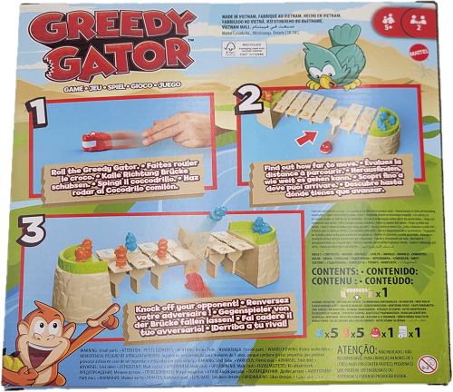 MATTEL GREEDY GATOR GAME