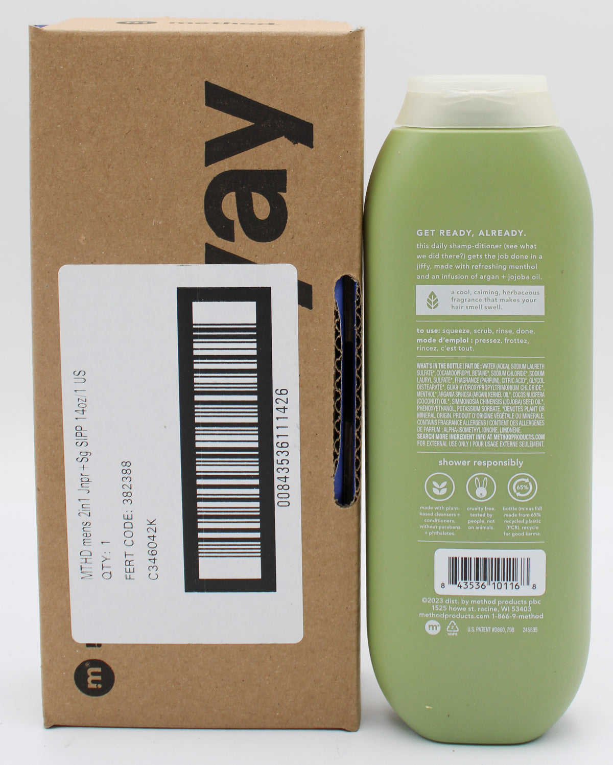 METHOD MENS 2IN1 SHAMPOO/CONDITIONER JUNIPER + SAGE 14oz US