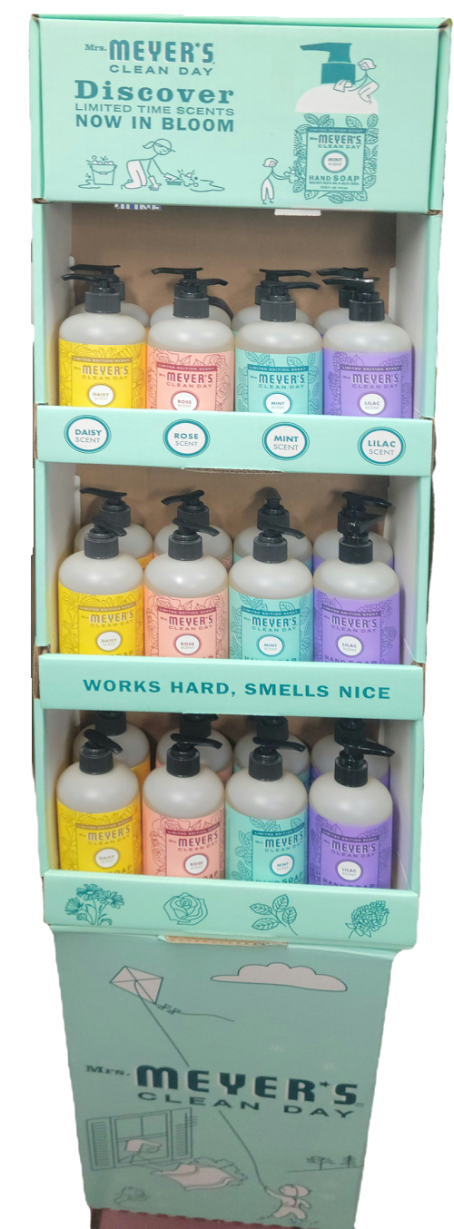 SP MRS MEYER'S HAND SOAP 12.5oz ASST DSPLY