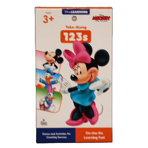 DISNEY LEARNING MICKEY&FRIENDS TAKE ALONG 123s AGES 3+/64 PAGES/7.5"X4.5"
