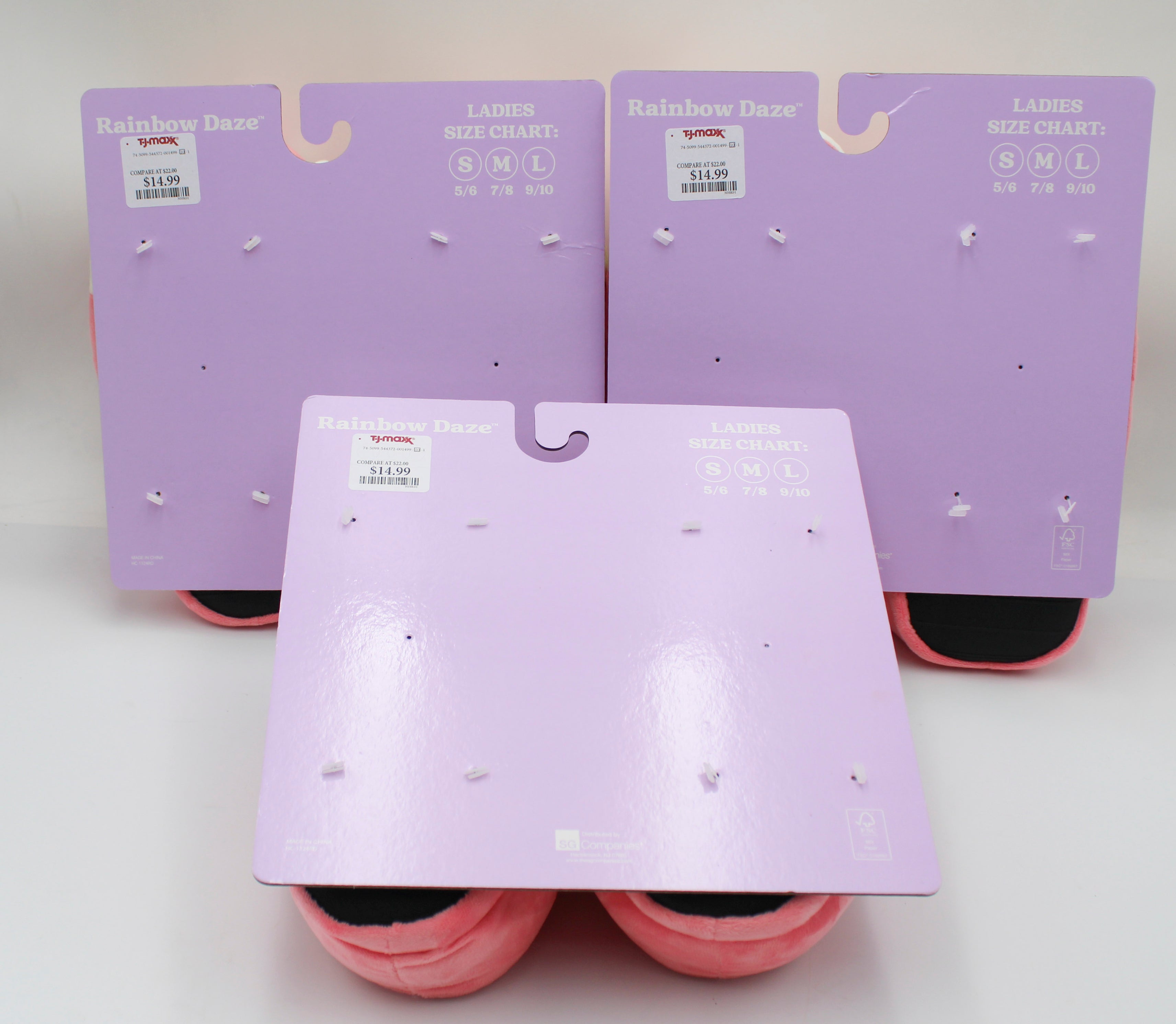 MUSHROOM FULLBODY SLIPPERS -  ASST SIZES S-L  2-6-4