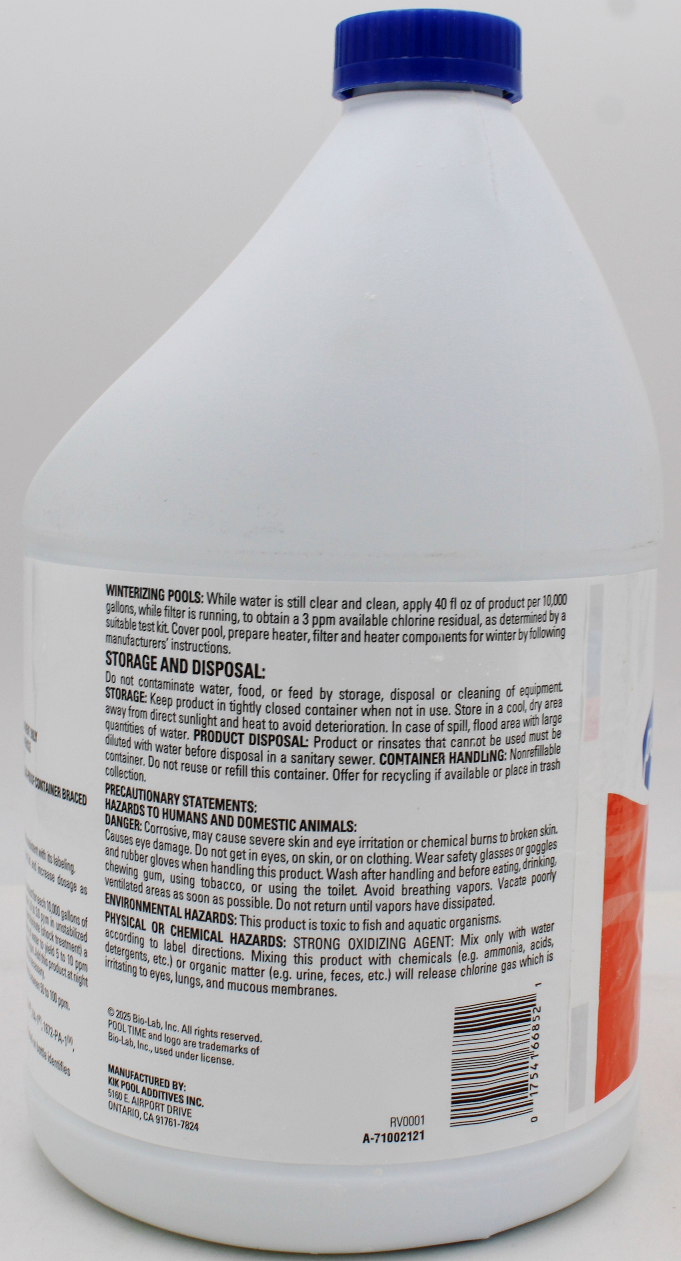 CHLORINATING LIQUID  SHOCK TREATMENT 1 GALLON