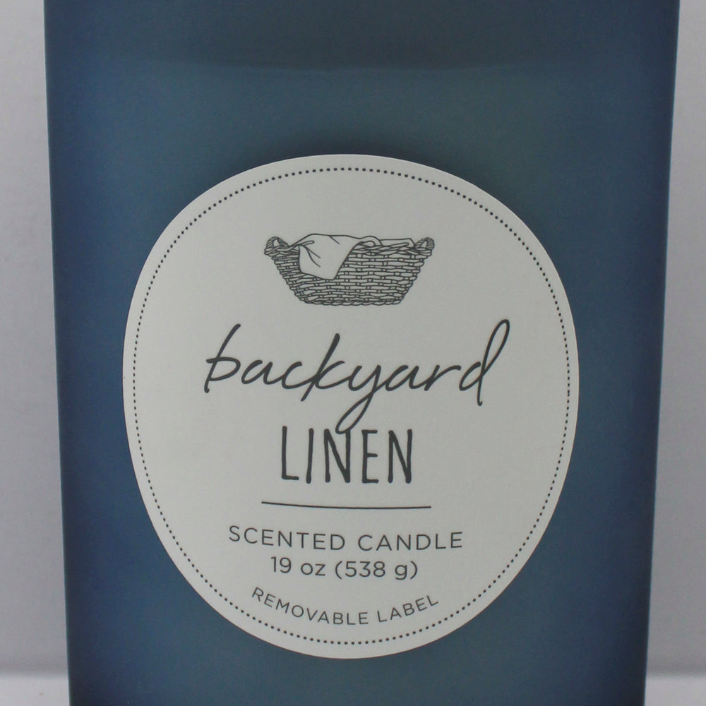 CHESAPEAKE BAY JAR CANDLE BACKYARD LINEN 19oz NI