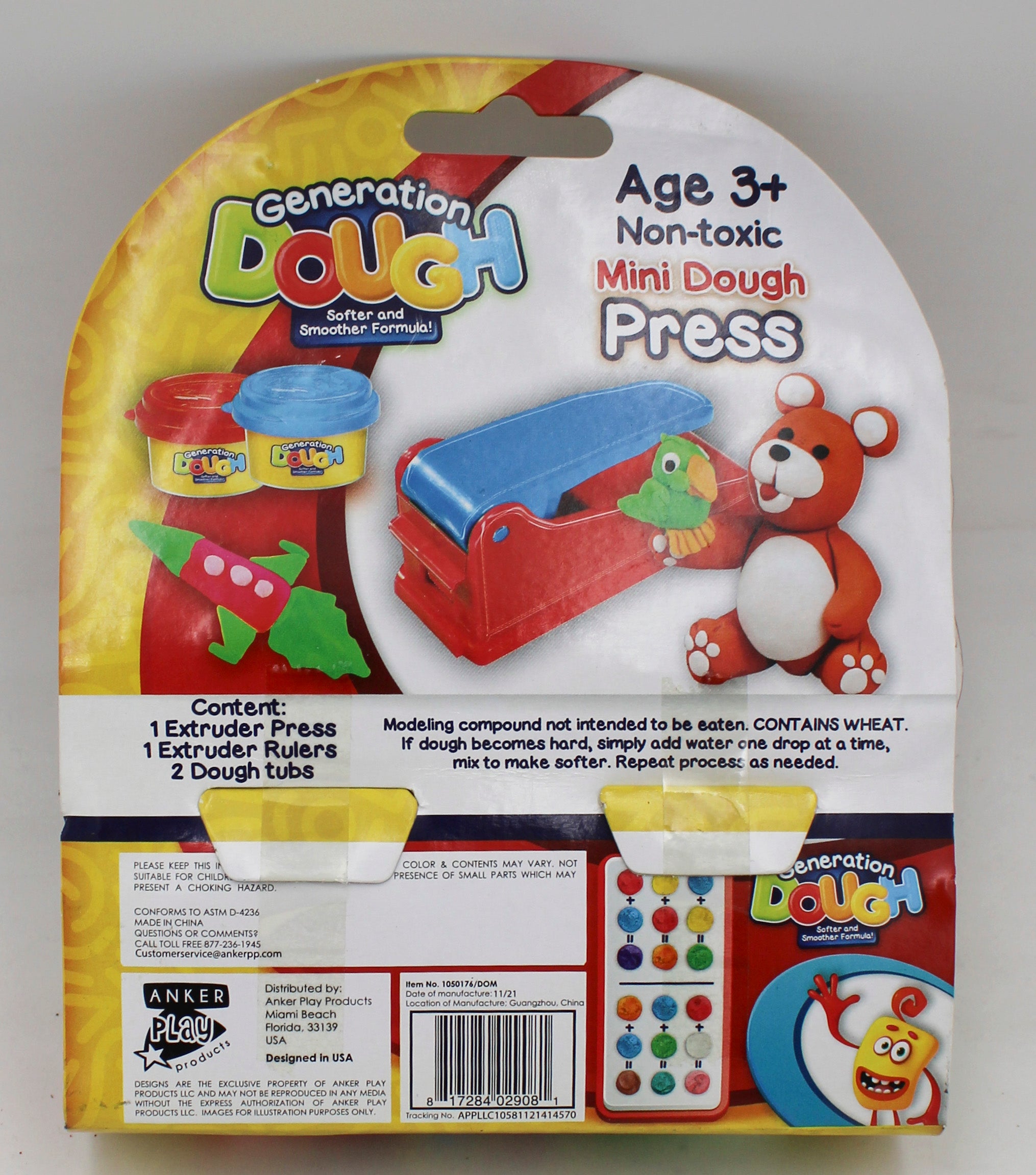 Anker Play Generation Dough Mini Dough Fun Factory Toy – Blue/Red