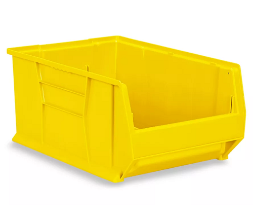 H-3053 HOPPER BIN 24x17x11 YELLOW USED