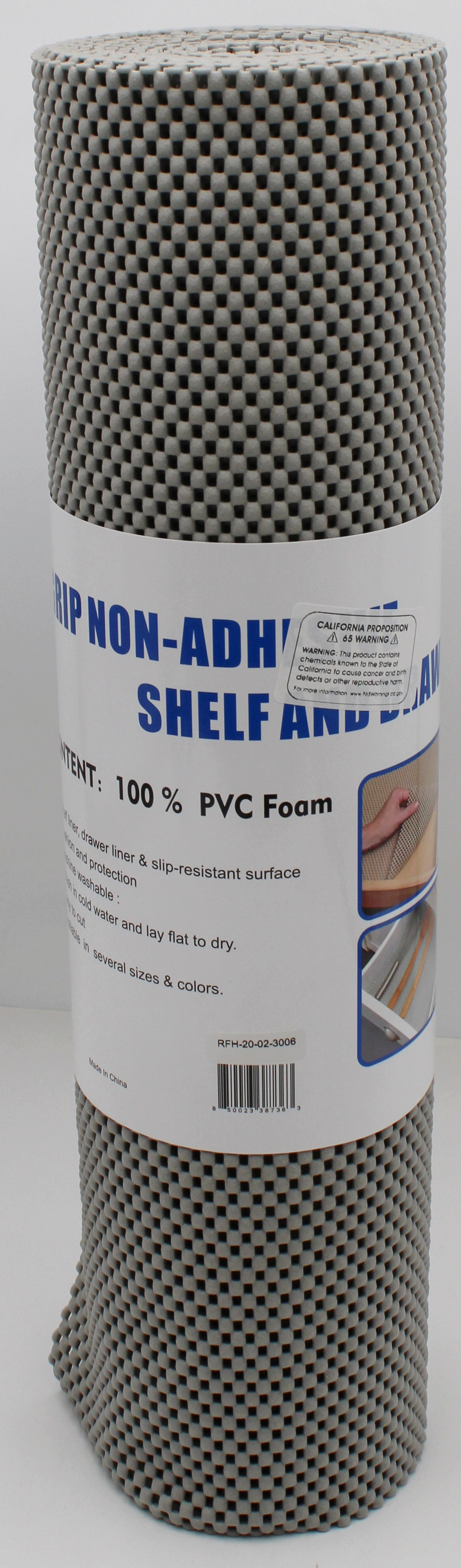 18x120" GRAY SHELF LINER