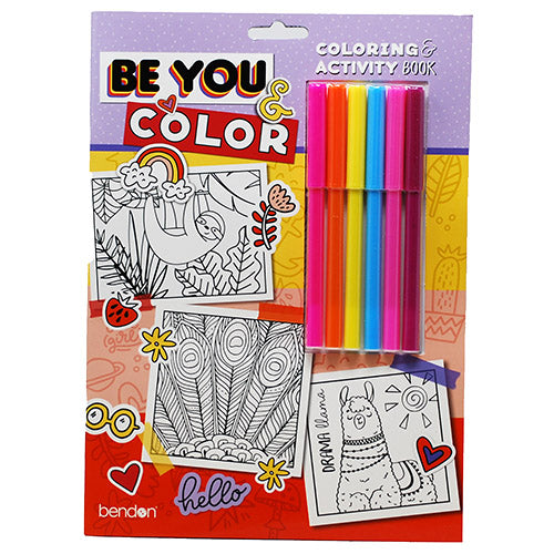 COLR/ACTVTY BOOK W/6MRKRS($7.99)YOU