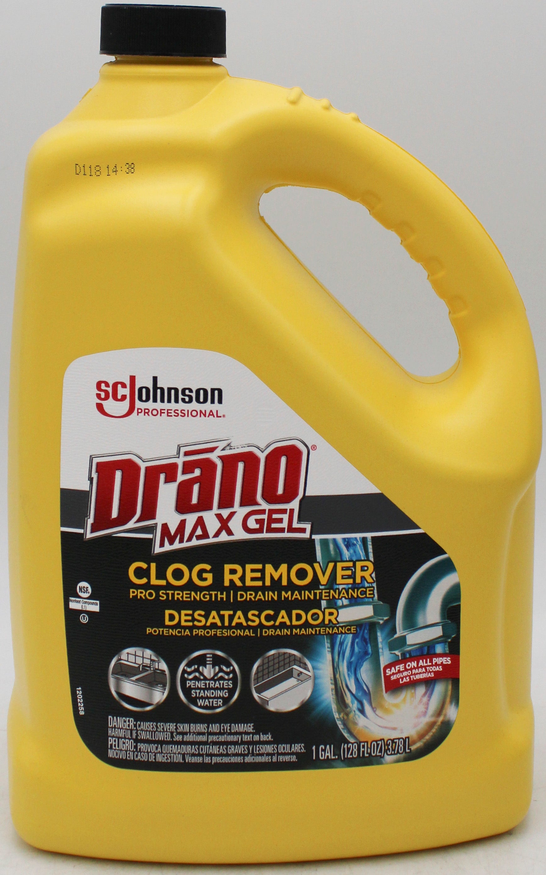 SP DRANO CLOG REMOVER 128oz-MAX GEL