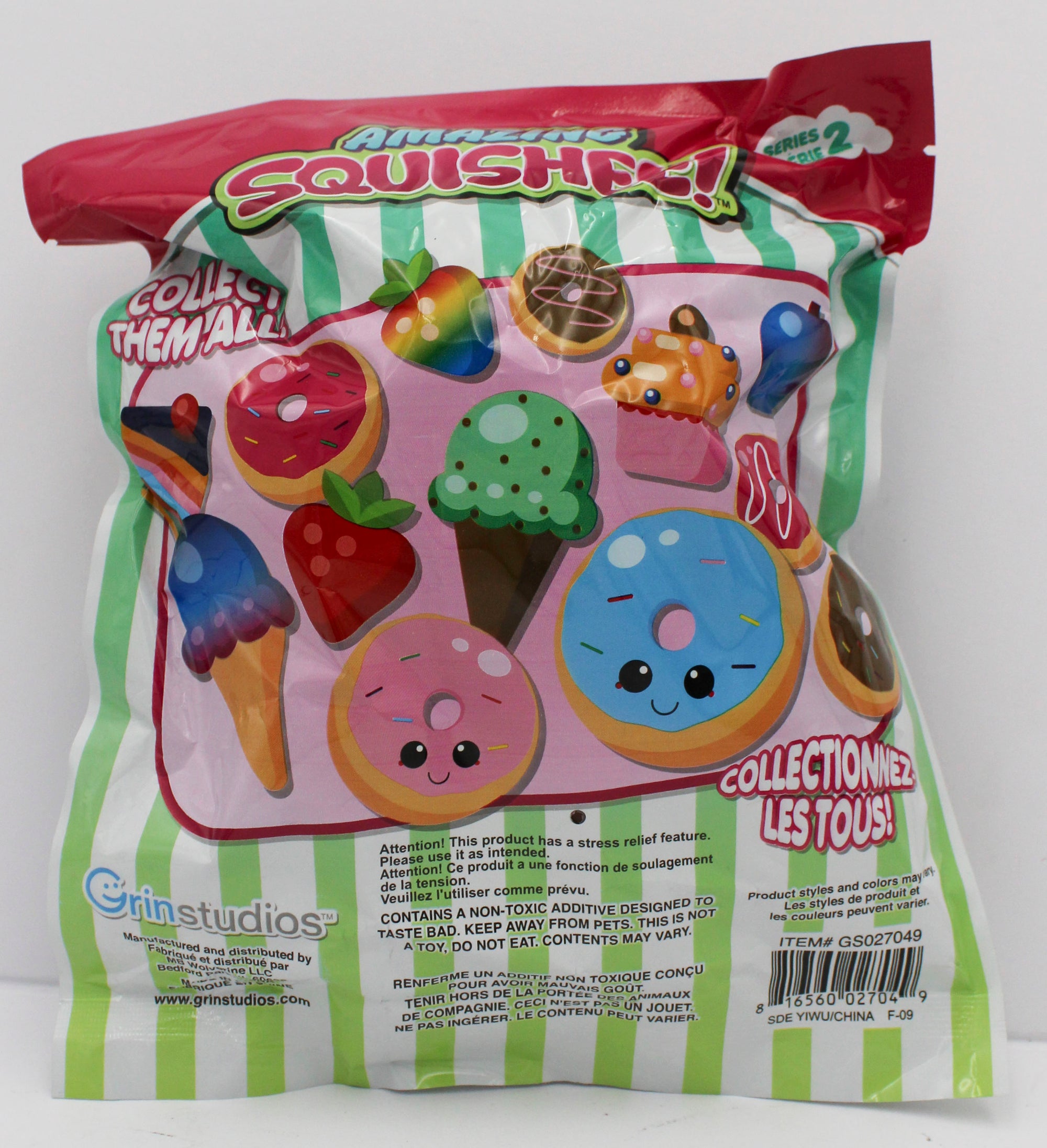 GRIN AMAZING SQUISHEE FOOD S2 MINT CHIP CONE 7.5in x 9.5in