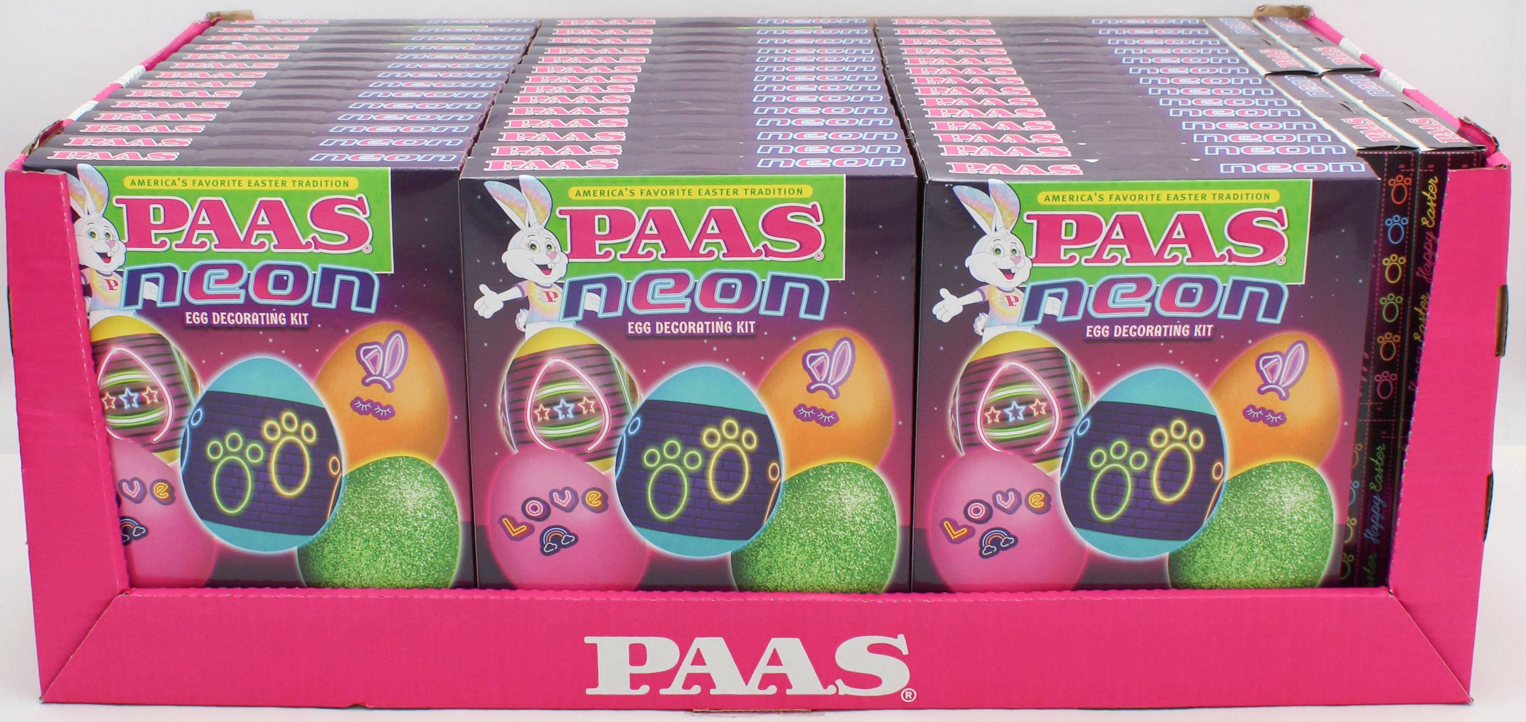 PAAS NEON EGG DECORATING KIT SHELF TRAY