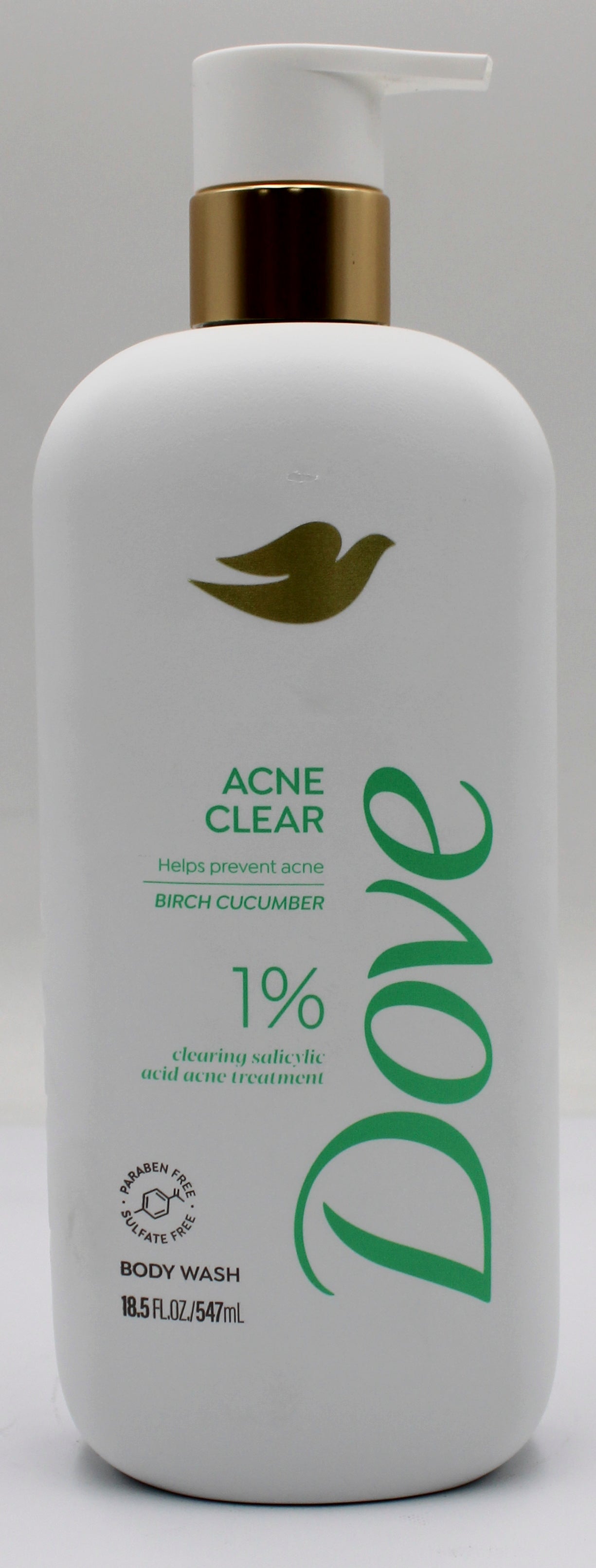 DOVE BODY WASH ACNE CLEAR 18.5oz