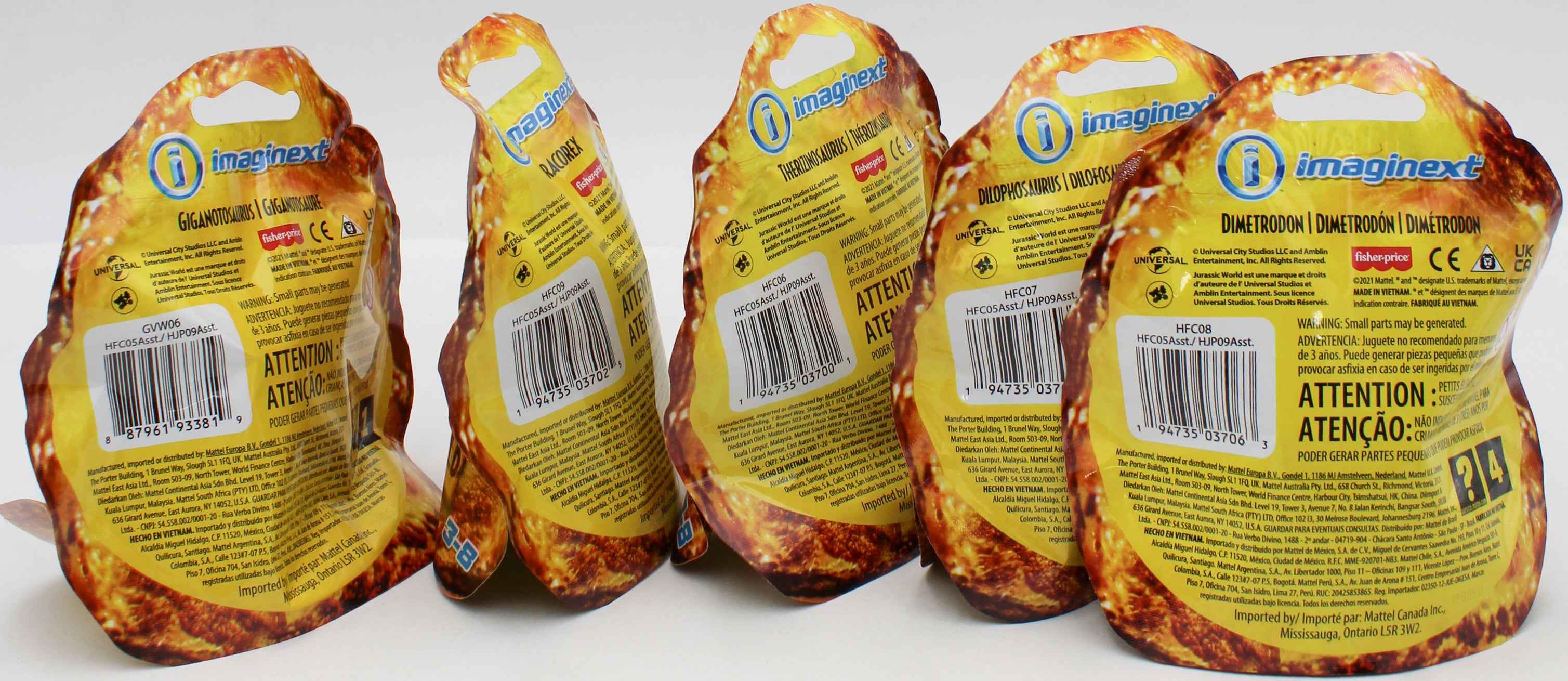 IMAGINEXT JURRASIC WORLD BABY DINO ASSORTED