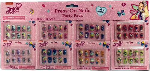 JOJO SIWA  PRESS ON NAILS  80PCS PARTY PACK.