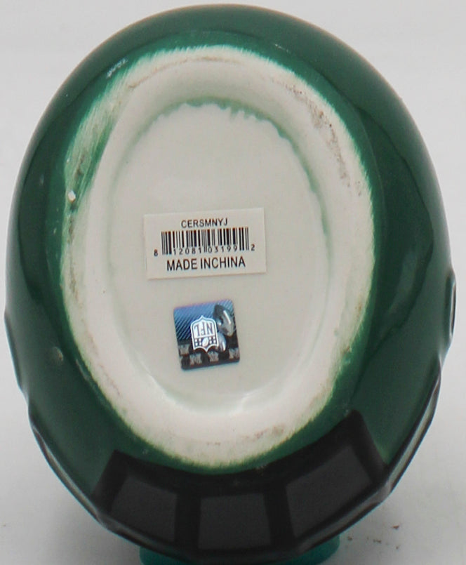 OFFICIALLY LICENCED NEW YORK JETS SMALL CERAMIC HELMET