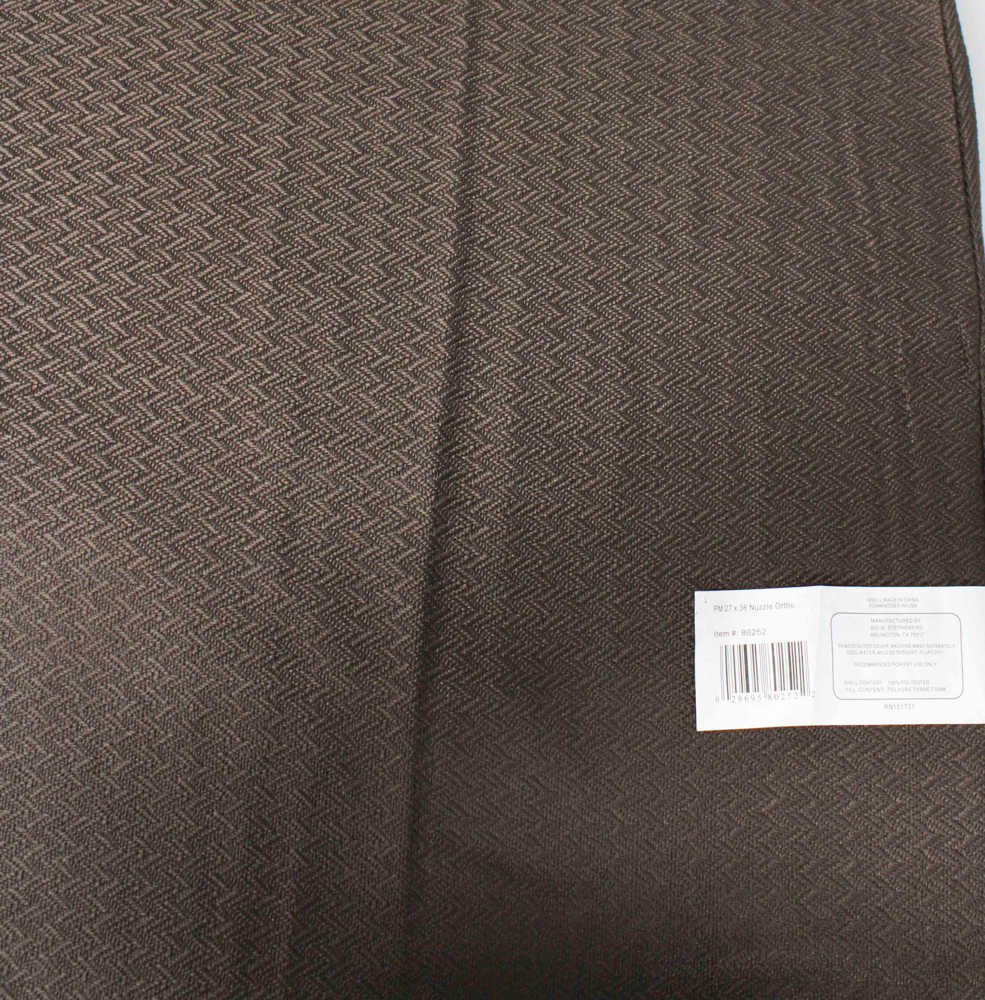 PETMATE 27X36 NUZZLE ORTHO PET BED