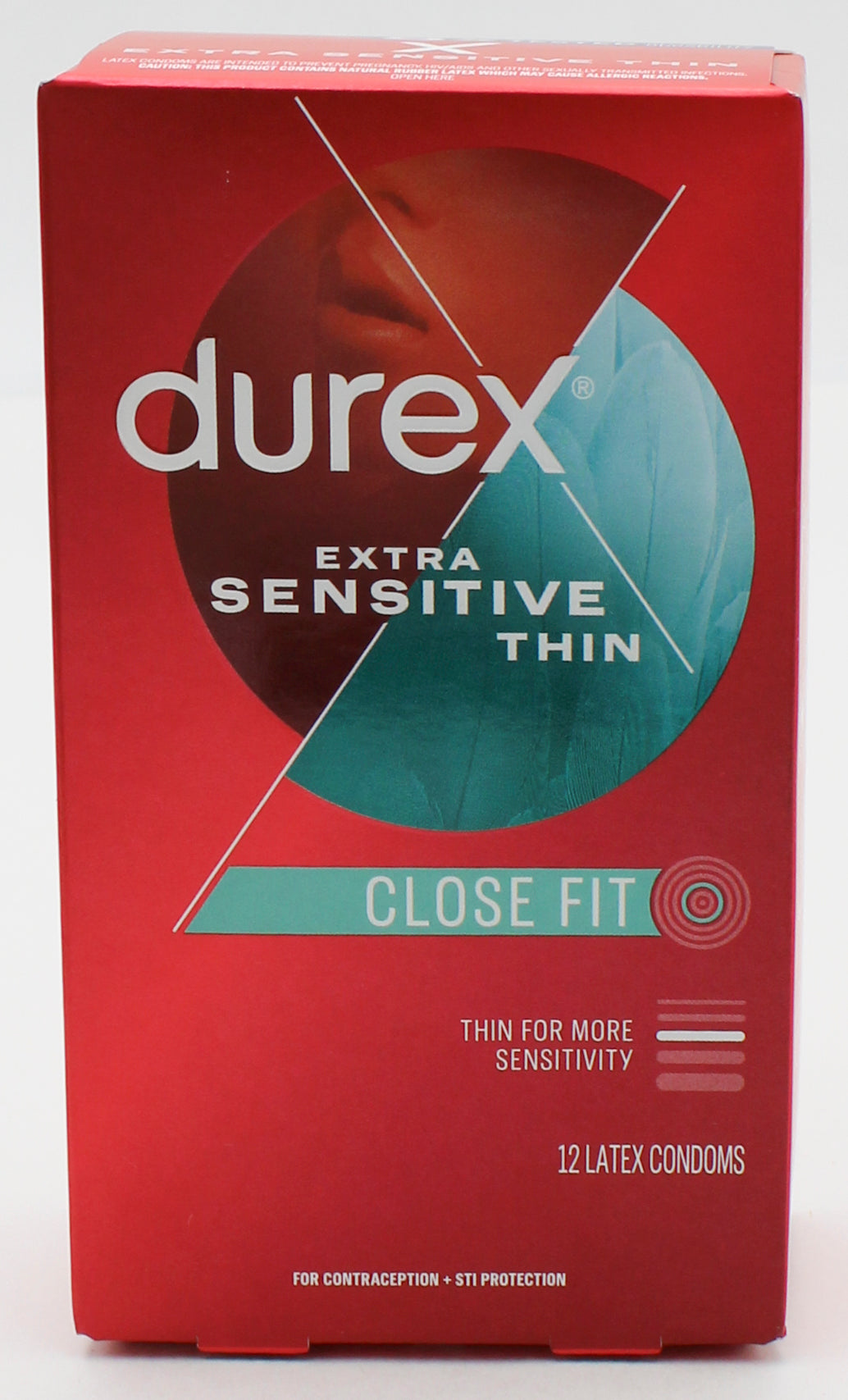 DUREX 12 PACK CONDOMS EXTRA SENSITIVE CLOSE FIT EXP 7/2027