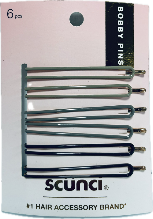 SCUNCI 6CT ENAMEL BODY PINS NI