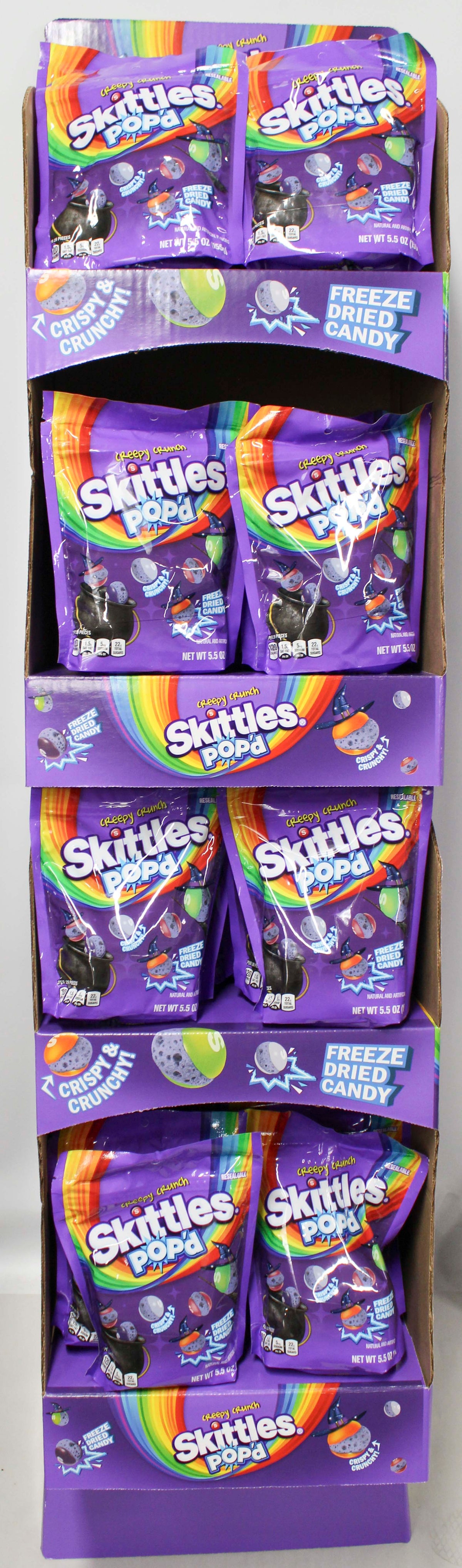 SKITTLES POP HALLOWEEN STAND-UP POUCH 5.5oz BB 7/27