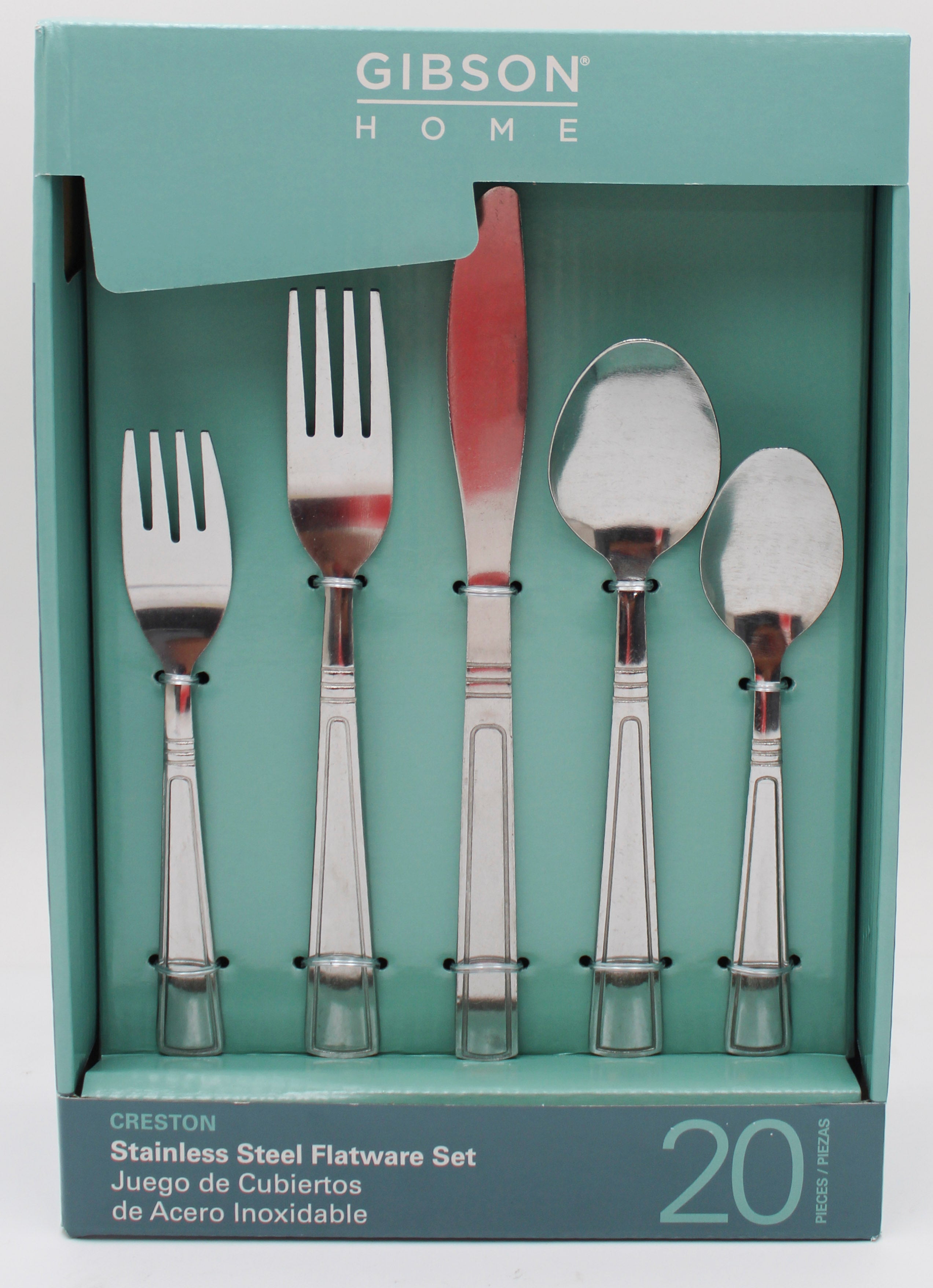 20PC GIBSON FLATWARE SET NI